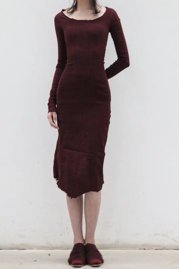 marc le bihan grape red stretch long sleeve base 21911